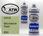 Preview: Lexus, Moonstone Pearl, 6N0: 400ml Sprühdose + 400ml Klarlack - Set, von ATW Autoteile West.